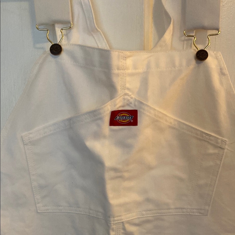 Dickies Painter's Bib Overalls - White